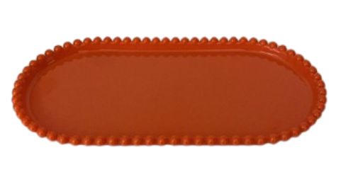 Bandeja Laranja Oval 